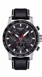Tissot Supersport Chronograph Black Dial Premium Men's Watch | 45.5mm