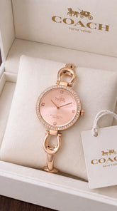 Coach Cadie Rose Gold Women's Premium Analog Watch | 34mm