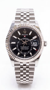 Rolex Sky-Dweller 336934 Men's Watch | Black Dial | Jubilee Bracelet | 42mm