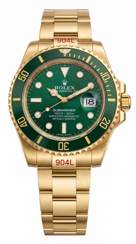 Rolex Submariner Green Dial Premium Automatic Watch For Men | 41mm