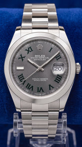 Rolex Datejust 41 Wimbledon Dial Premium Automatic Watch For Men | 41mm