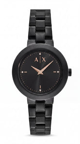 Armani Exchange AX5173 Master Copy Watch for Women | Black Sunray Dial Stainless Steel