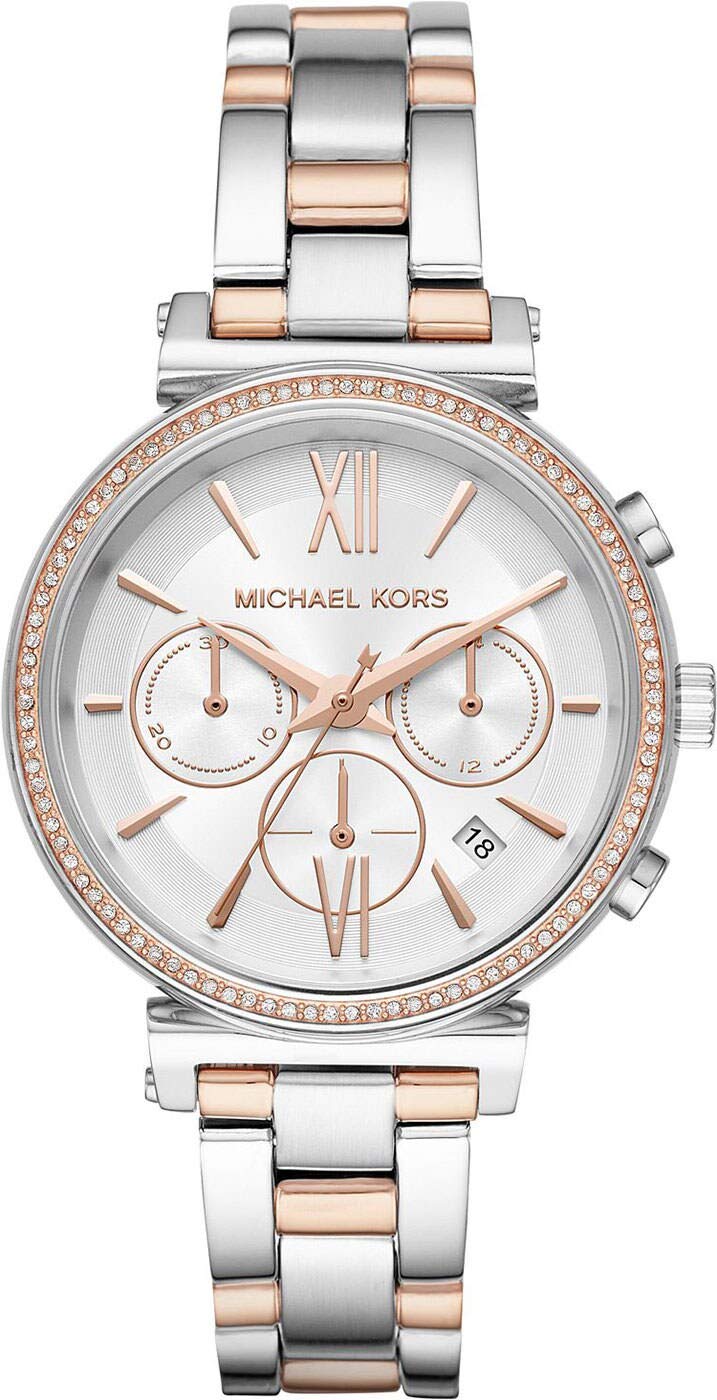 Michael Kors Sofie Rose Gold Women's Watch | Pink Dial Chronograph | 38mm