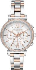 Michael Kors Sofie Rose Gold Women's Watch | Pink Dial Chronograph | 38mm