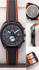 Omega Seamaster Chronograph ST Black PVD Premium Quartz Chronograph Watch For Men | 42mm