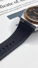 Tissot PRX Black Textured Dial Men's Watch | Rose Gold Silver Case | 40mm