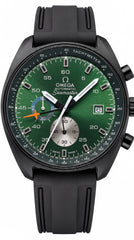Omega Seamaster Chronograph ST Men's Watch | Green Dial | Black Rubber Strap | 43mm