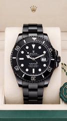 Rolex Submariner Automatic Men's Watch | Black Dial | Black Stainless Steel Bracelet | 41mm