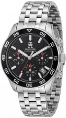 Tommy Hilfiger TH17921561 Men's Chronograph Watch | Black Dial | Stainless Steel Bracelet | 43mm