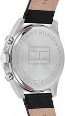Tommy Hilfiger Baker Chronograph Men's Watch | Black Dial | Black Silicone Strap | 43mm