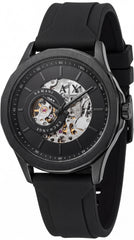 Armani Exchange AX Automatic Skeleton Men's Watch | Black Skeleton Dial | Automatic Movement | 42mm