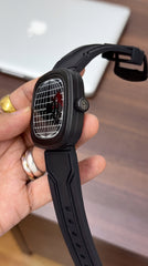 SevenFriday ME1/01 Inspired Men's Watch | Globe Dial | Black Silicone Strap | 44mm