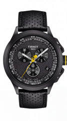 Tissot T-Race Vuelta Chronograph Men's Watch | Black Dial | Black Silicone Strap | 42mm