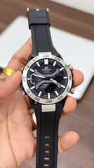 Casio Edifice Sospensione Digital Master Copy Watch for Men | Dual Time Analog Digital Carbon Edition