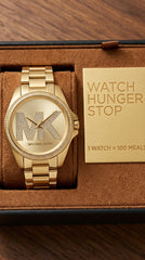 Michael Kors Bradshaw MK6555 Champagne Gold Master Copy Watch For Women | 40mm