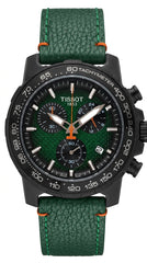 Tissot Supersport Chrono XL Green Leather Master Copy Watch For Men | 45.5mm