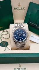 Rolex Datejust 41 Blue Dial Jubilee Bracelet Premium Automatic Watch For Men | 41mm
