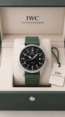 IWC Schaffhausen Big Pilot's Watch 41 Automatic | Black Dial Green Strap | 7AA Premium Collection