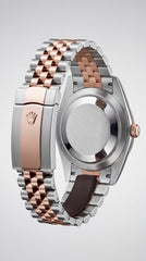 Rolex Datejust 41 Chocolate Dial Rose Gold Jubilee Premium Automatic Watch For Men | 41mm