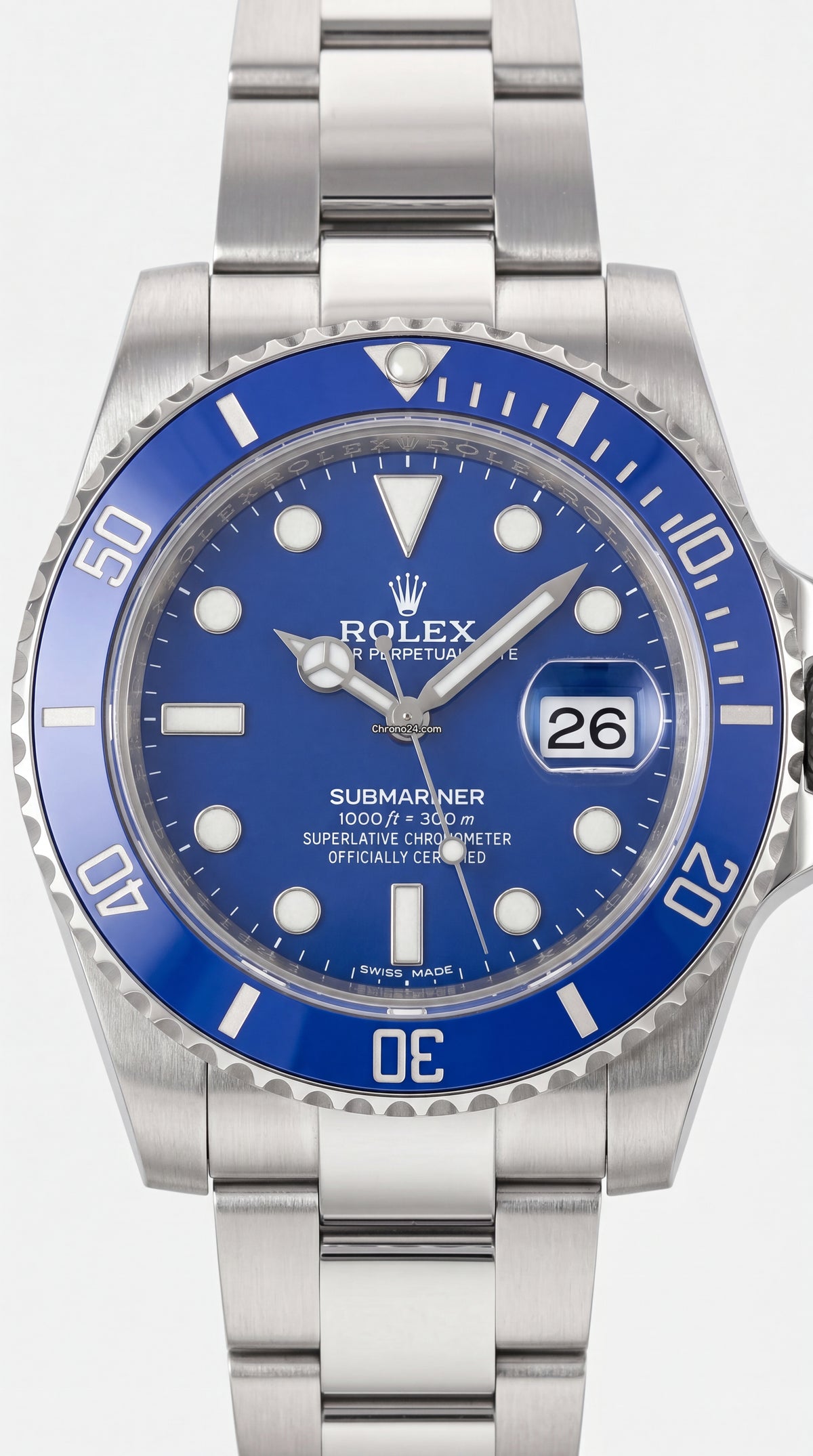 Rolex Submariner Date Blue Dial Premium Automatic Watch For Men | 40mm