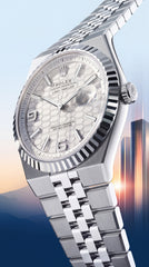 Rolex Land-Dweller White Dial Jubilee Premium Automatic Watch For Men | 40mm