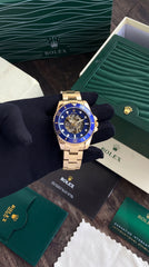 Rolex Submariner Skeleton Blue Dial Premium Automatic Watch For Men | 41mm