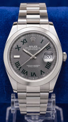 Rolex Datejust 41 Wimbledon Dial Premium Automatic Watch For Men | 41mm