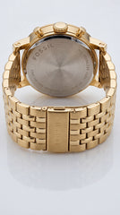 Fossil Boyfriend Chronograph Women's Watch | Gold Dial Gold Stainless Steel Bracelet | 7AA Premium Collection