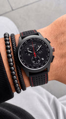 Tissot T-Race Vuelta Chronograph Black Dial Silicone Strap Men's Watch | 7AA Premium Collection
