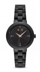 Armani Exchange AX5173 Master Copy Watch for Women | Black Sunray Dial Stainless Steel