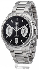 TAG Heuer Carrera Calibre 17 Men's Chronograph Watch | Black Dial Stainless Steel Bracelet | 7AA Premium Collection