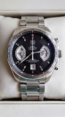 TAG Heuer Carrera Calibre 17 Men's Chronograph Watch | Black Dial Stainless Steel Bracelet | 7AA Premium Collection