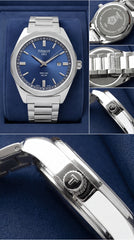 Tissot PRC 100 Solar Blue Dial Stainless Steel Men's Watch | 7AA Premium Collection