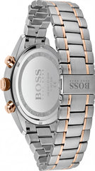 Hugo Boss Champion Chronograph Black Dial Two-Tone Stainless Steel Men's Watch | 7AA Premium Collection