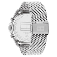 Tommy Hilfiger Baker Chronograph TH1710646 Men's Premium Watch | Silver Mesh Strap